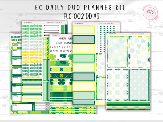 Lucky Clover A5 Daily Duo Planner Kit