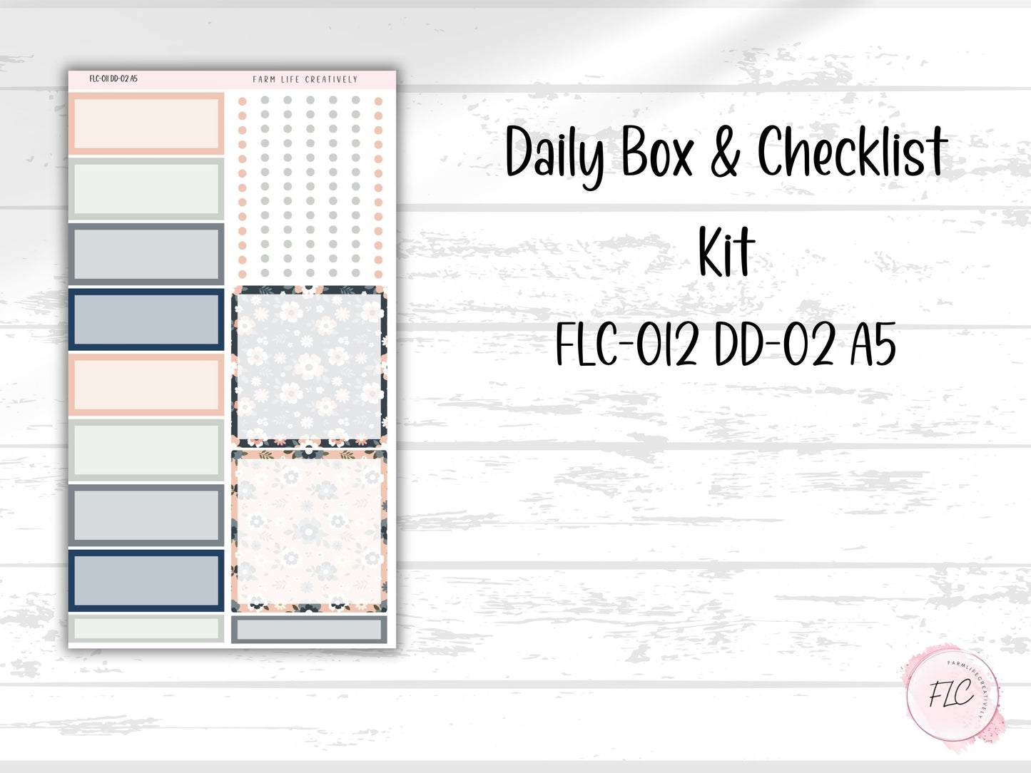 All In Bloom A5 Daily Duo Planner Kit