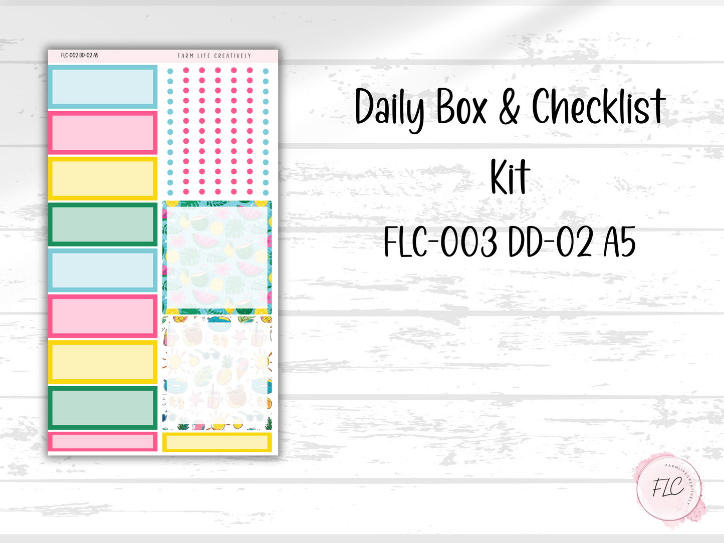 Watermelon Summer A5 Daily Duo Planner Kit