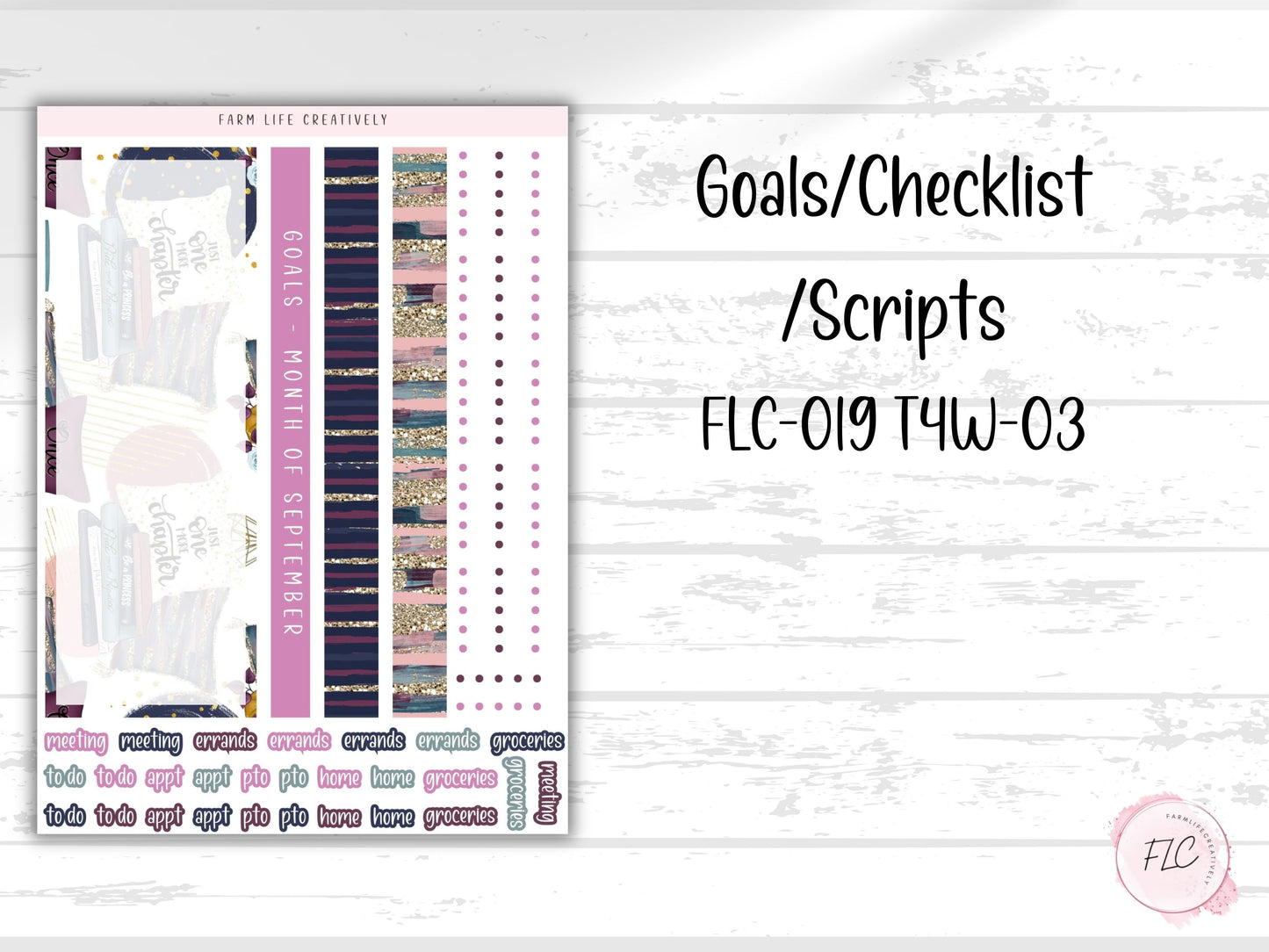 Tools 4 Wisdom Planner Stickers - September