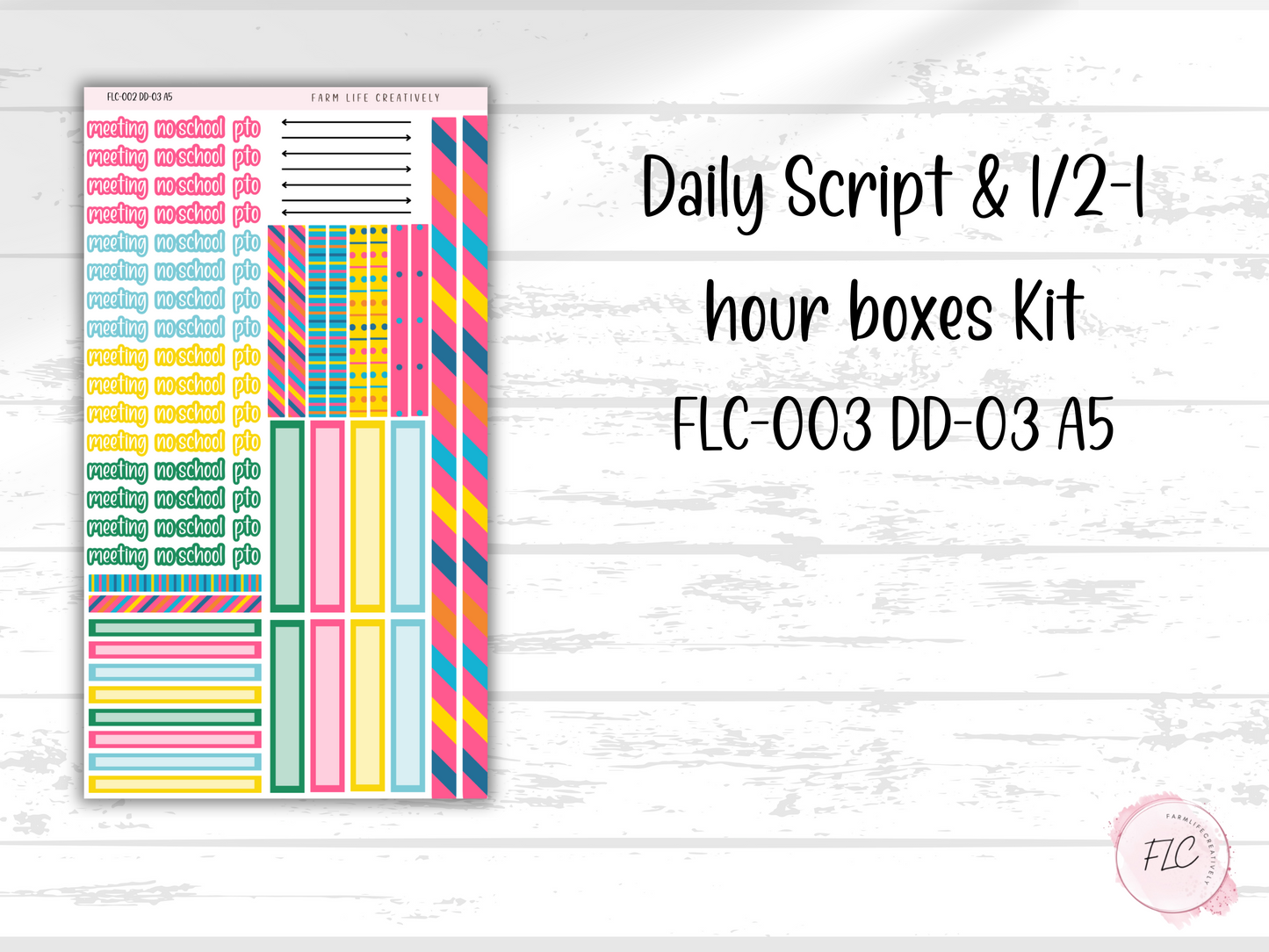 Watermelon Summer A5 Daily Duo Planner Kit