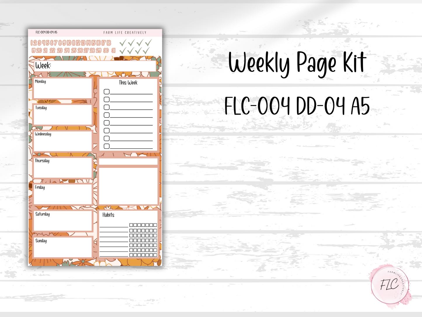 BOHO A5 Daily Duo Planner Kit