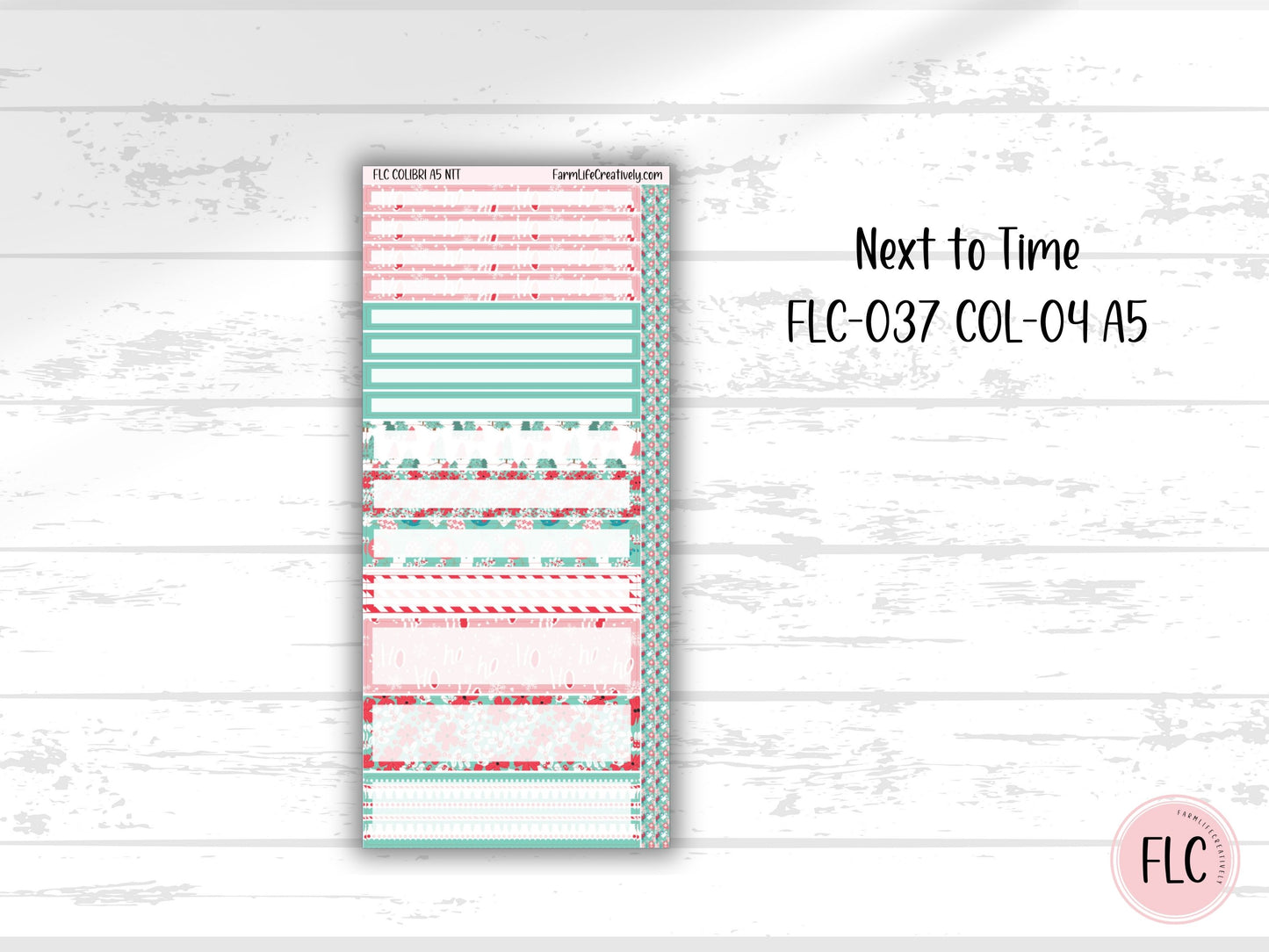 Colibri A5 Planner Stickers - Christmas Joy