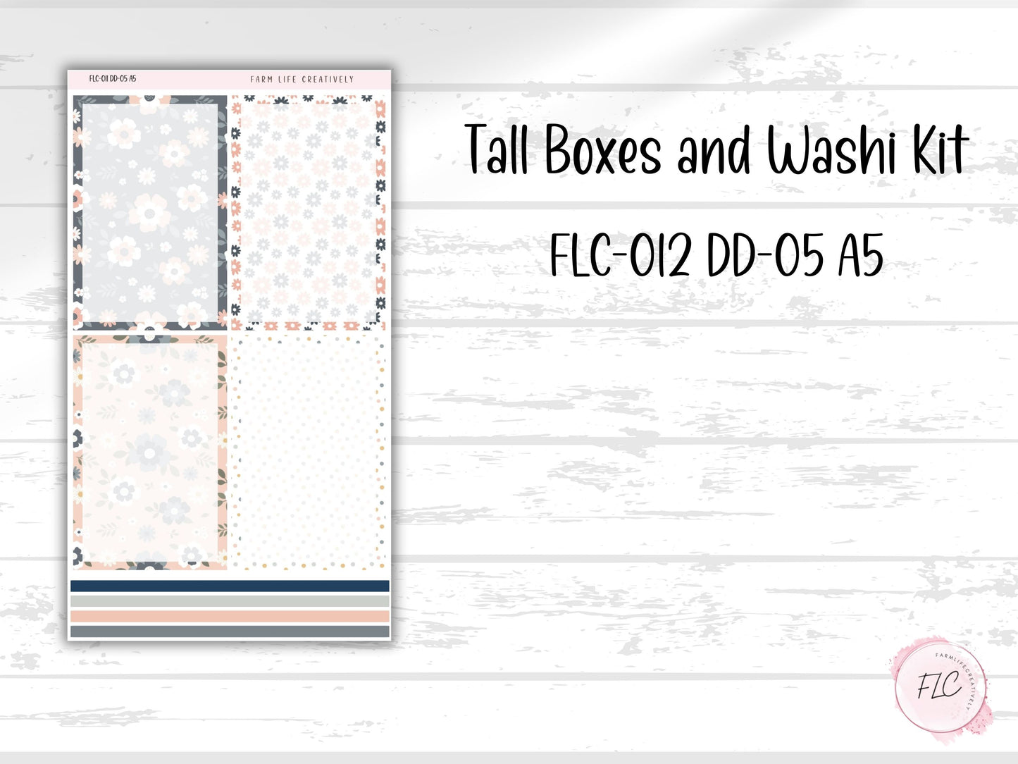 All In Bloom A5 Daily Duo Planner Kit