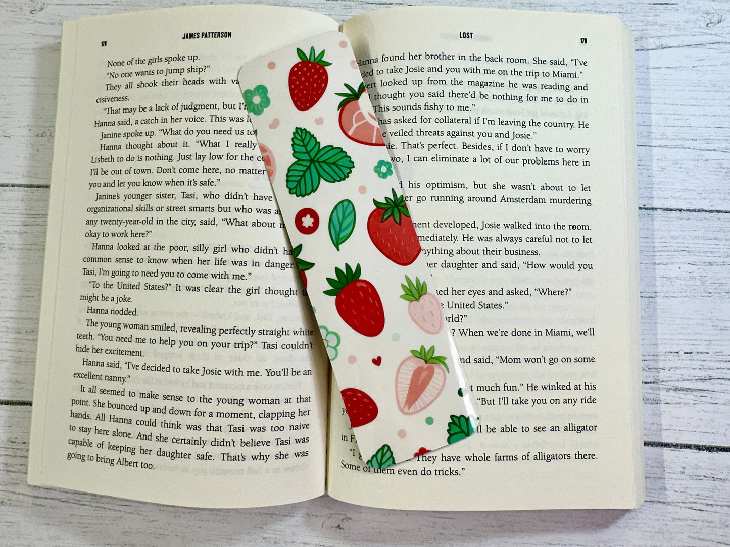 Strawberry Bookmarks