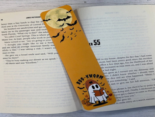 Boo-kworm Bookmark