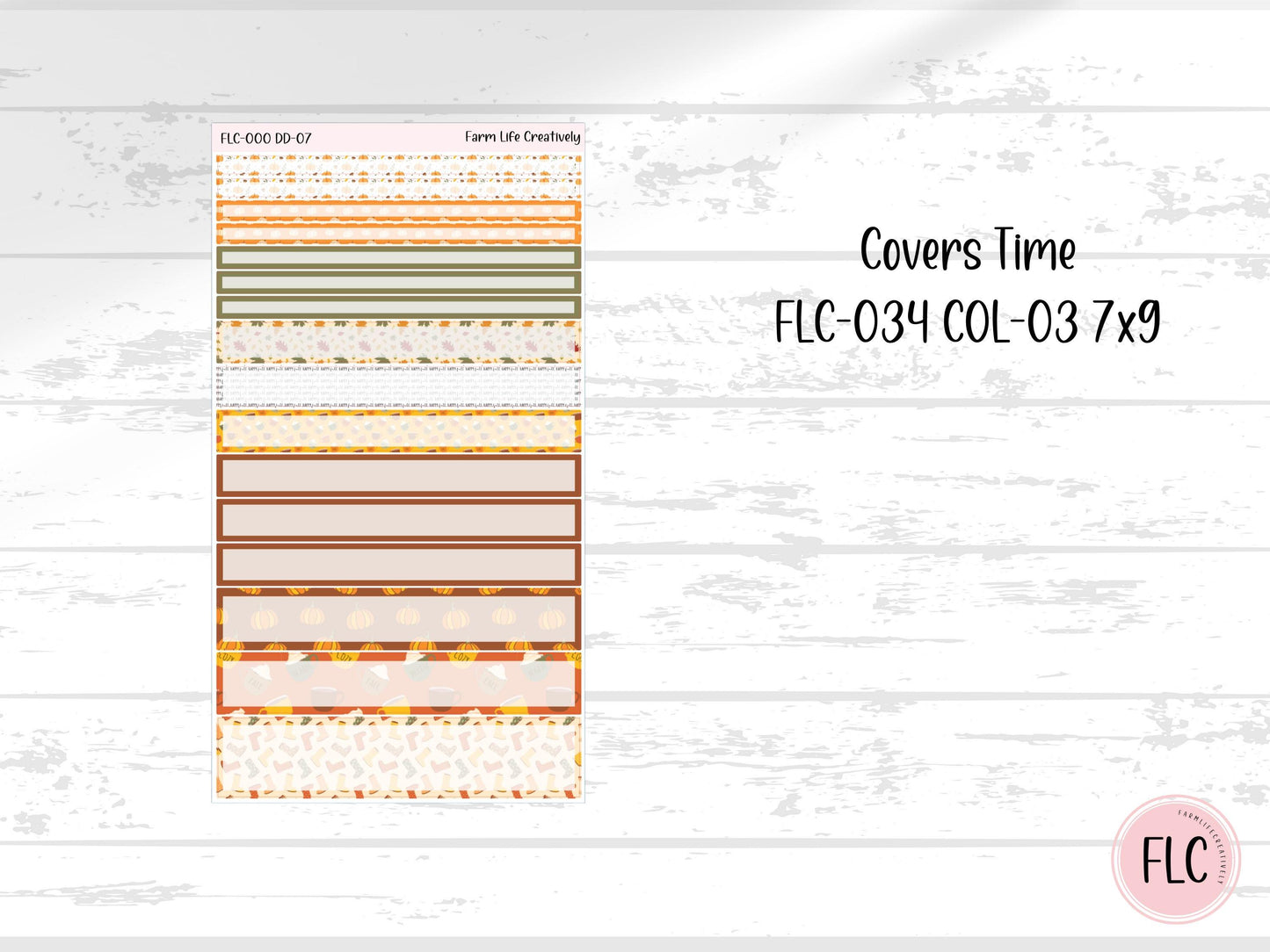 Colibri 7x9 Planner Stickers - November